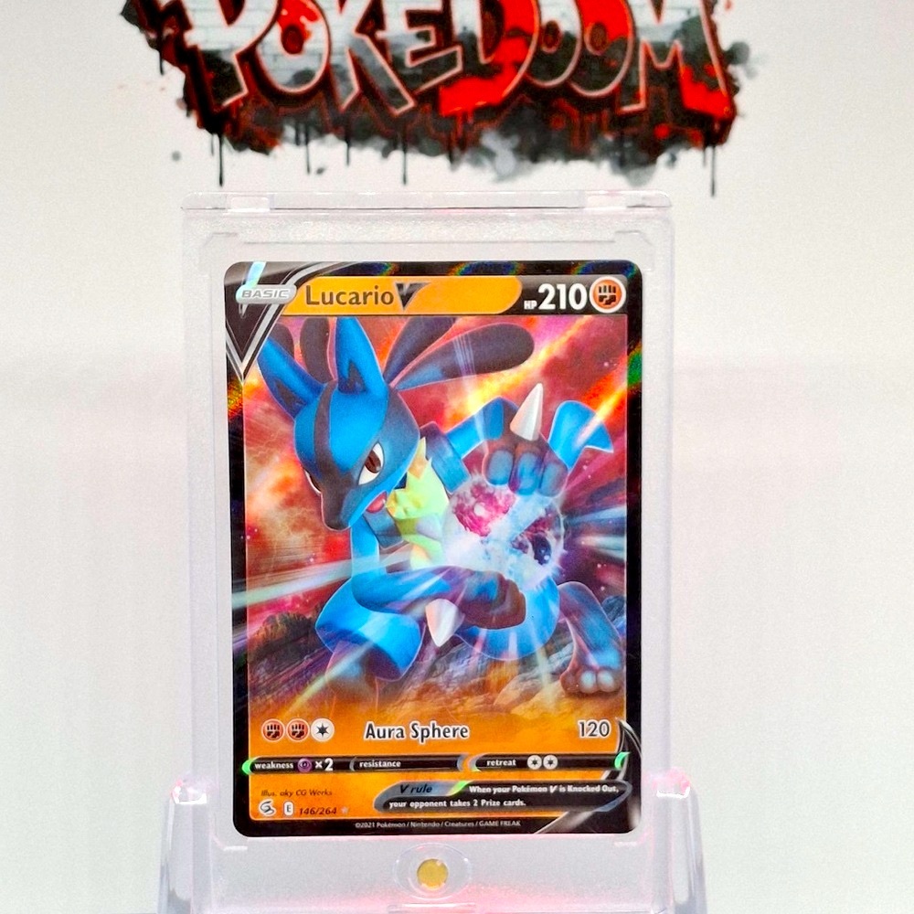 Lucario V Pokémon Card